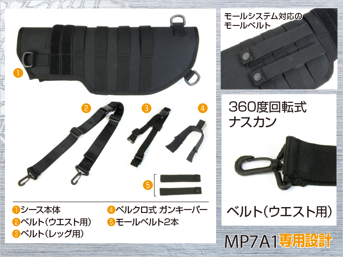 MP7A1専用設計！